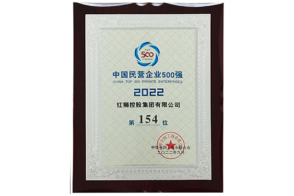 2022中國民營企業(yè)500強(qiáng)