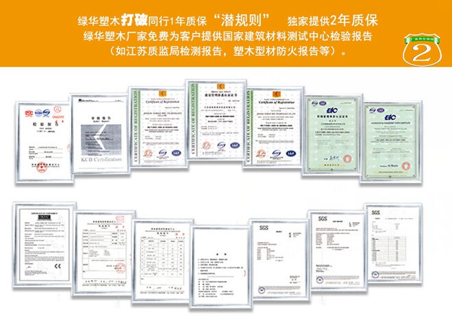 綠華塑木檢測報告 綠華塑木檢測報告